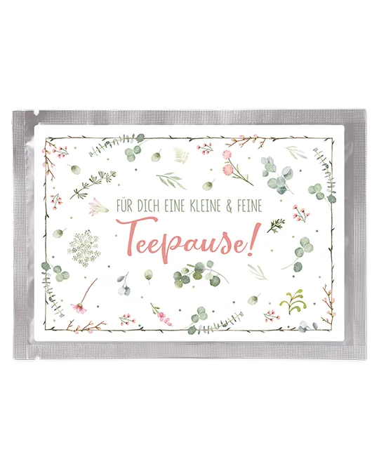 Postkarte / FÜR DICH EINE KLEINE & FEINE Teepause!