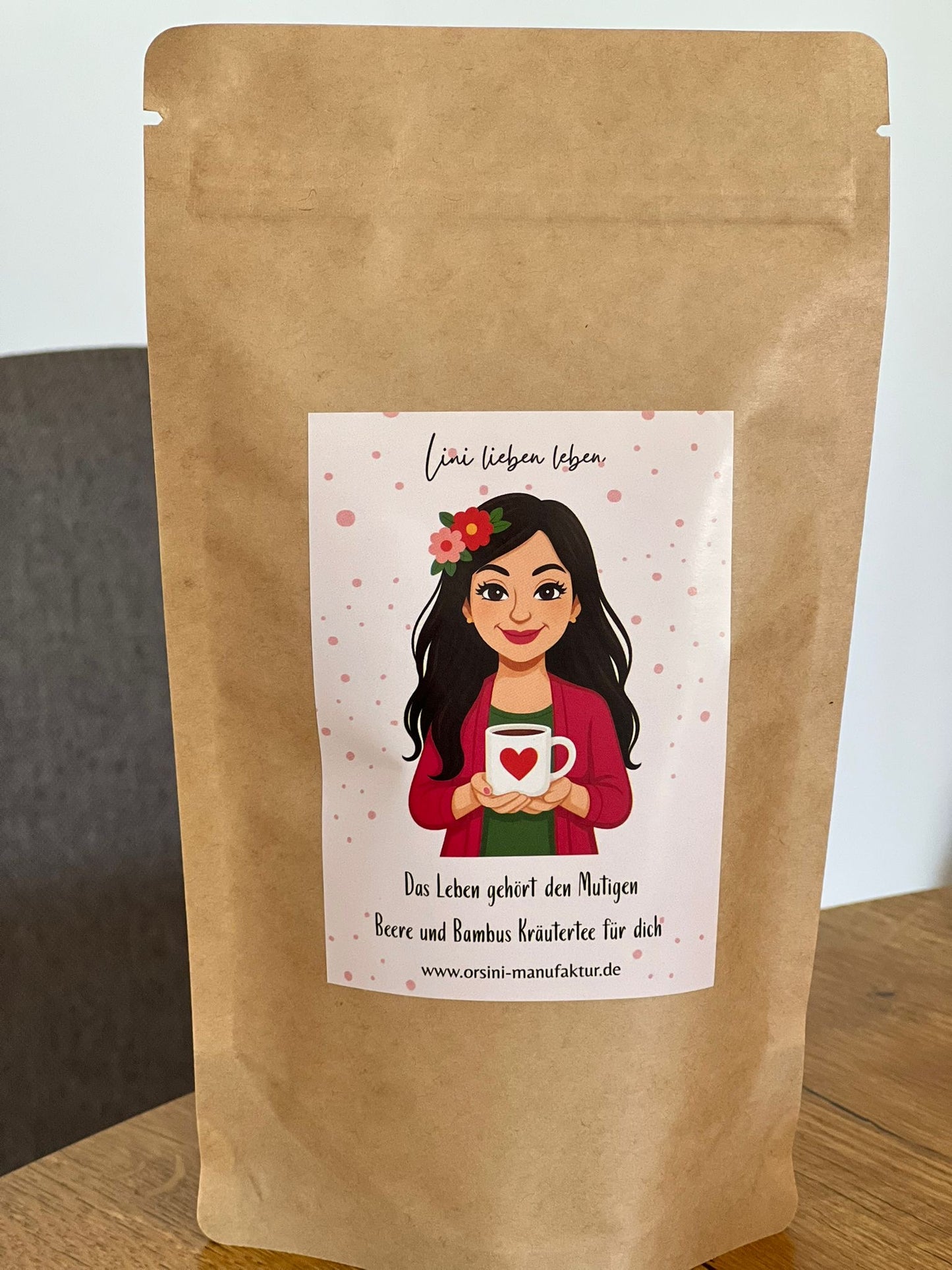 Das Leben gehört den Mutigen / Beere und Bambus Kräutertee