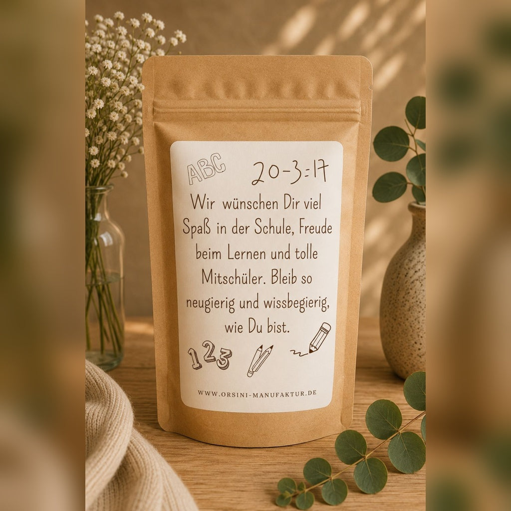 ABC 123 / Früchte-/ Kräutertee oder Trinkschokolade