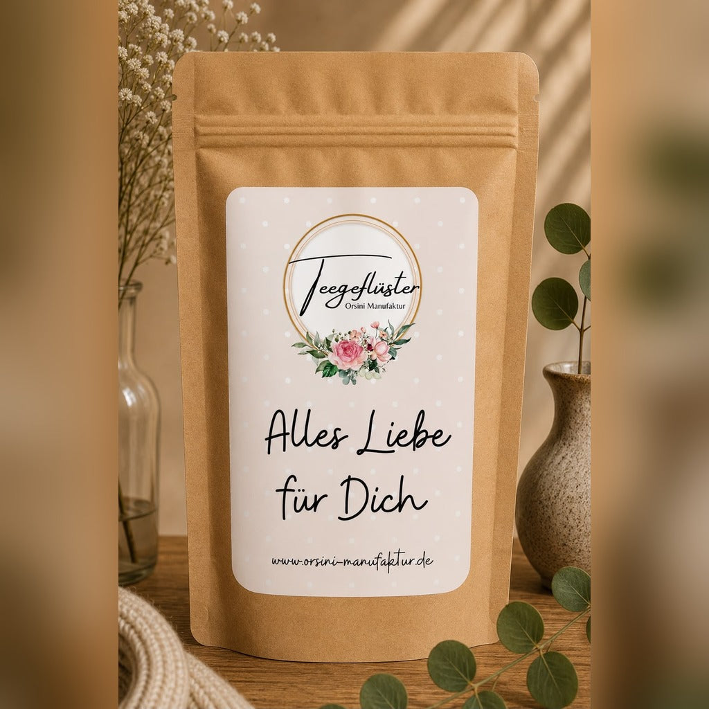 Alles Liebe für dich / Früchte-/ Kräutertee oder Trinkschokolade