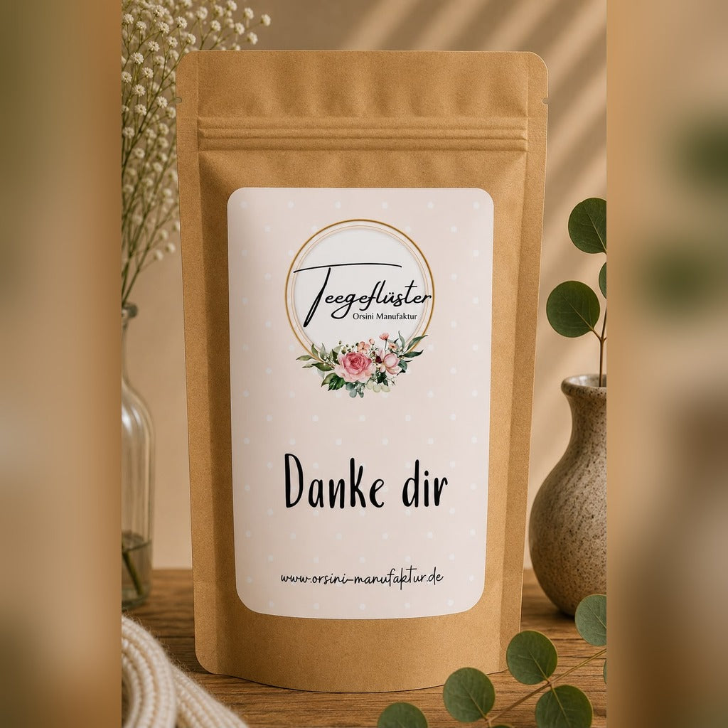 Danke dir / Früchte-/ Kräutertee oder Trinkschokolade