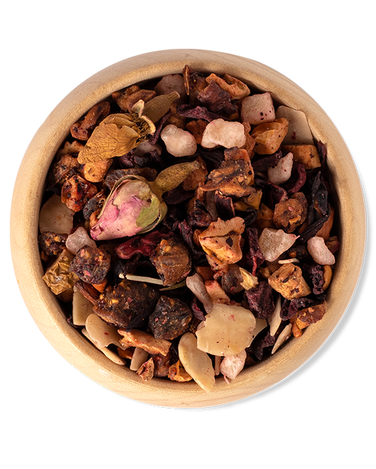 Heute bist du deine eigene Heldin / Rosenglück und Feige Früchtetee