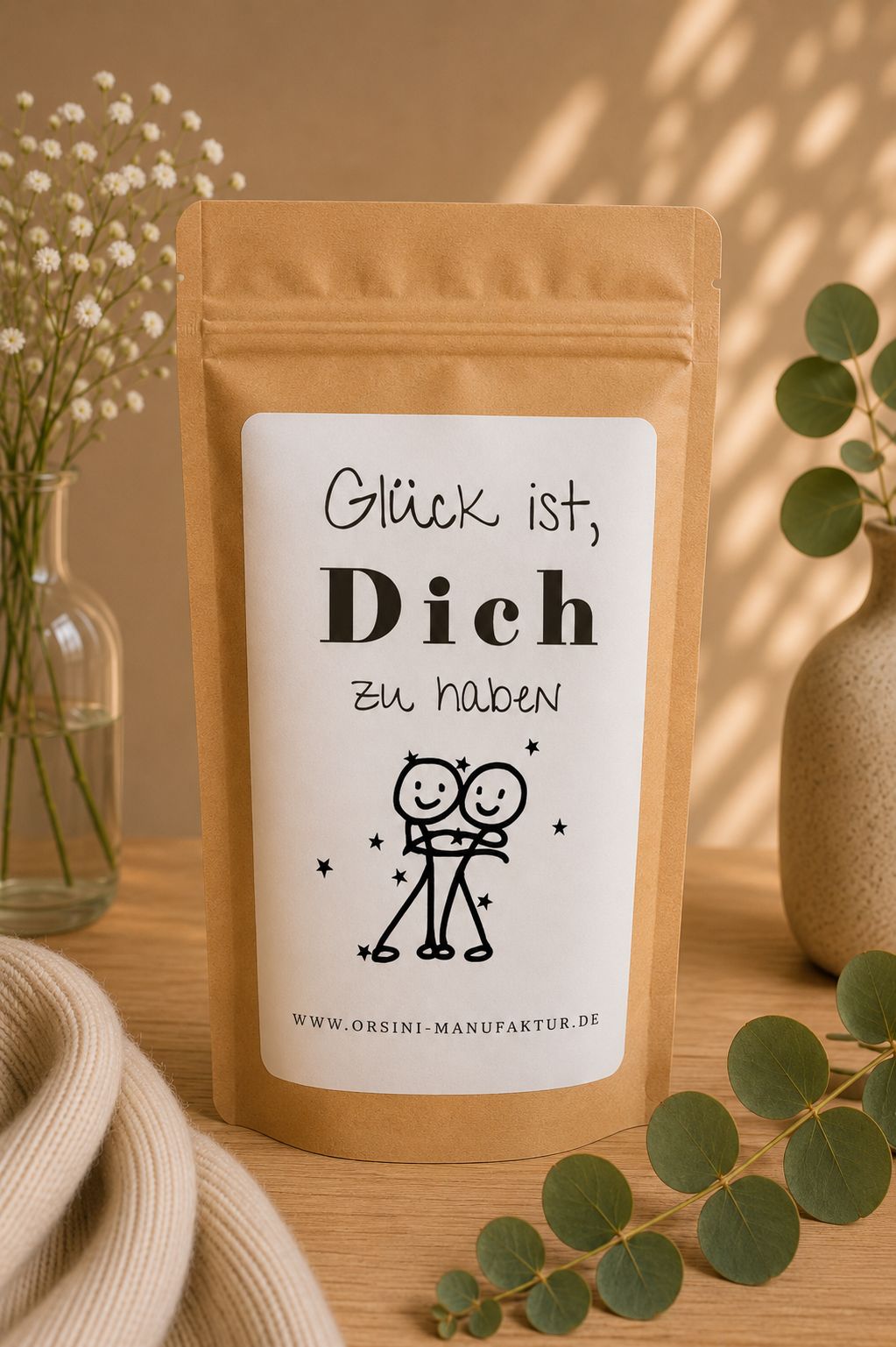 Glück ist dich zu haben / Früchte-/ Kräutertee oder Trinkschokolade