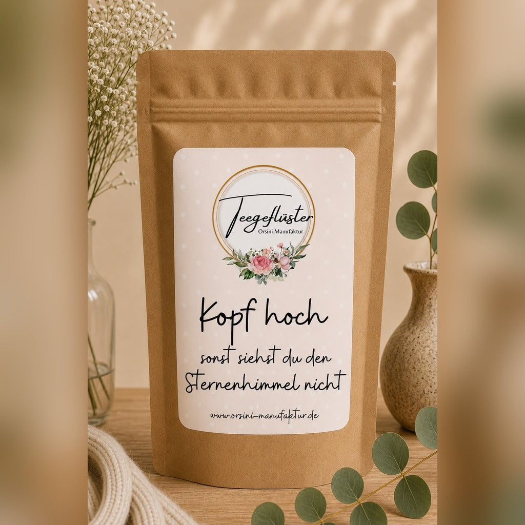 Kopf hoch sonst siehst du den Sternenhimmel nicht / Früchte-/ Kräutertee oder Trinkschokolade