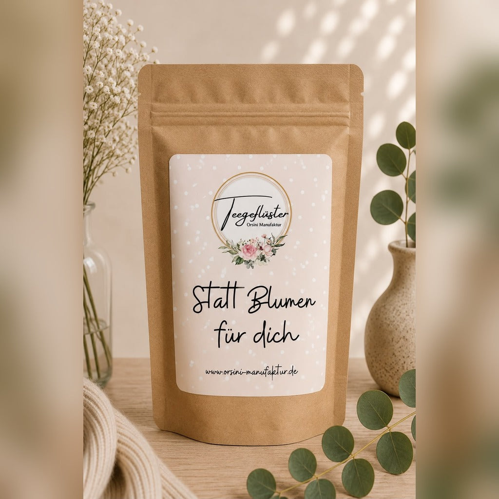 Statt Blumen für dich / Früchte-/ Kräutertee oder Trinkschokolade