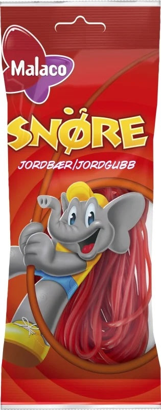 Malaco Snöre Jordbaer