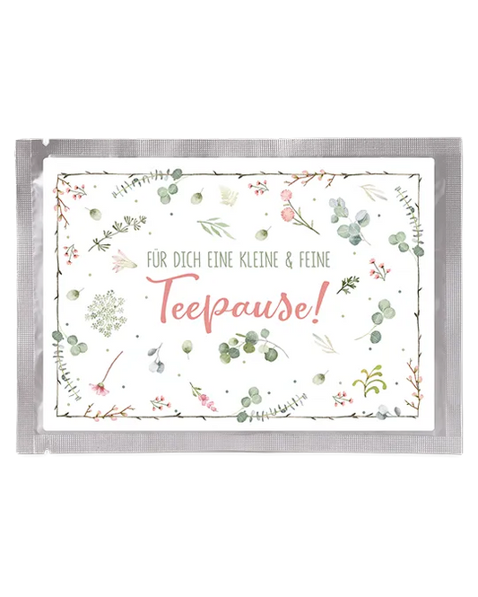 Postkarte / FÜR DICH EINE KLEINE & FEINE Teepause!