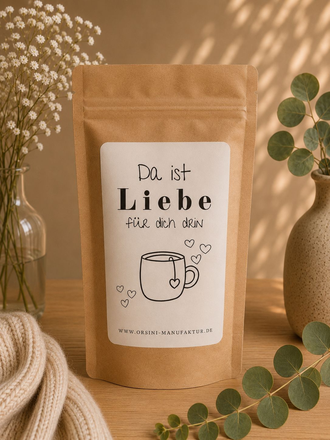 Da ist Liebe für dich drin / Früchte-/ Kräutertee oder Trinkschokolade