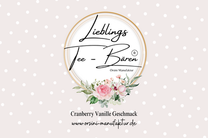 Lieblings Tee-Bären® Cranberry Vanille Geschmack