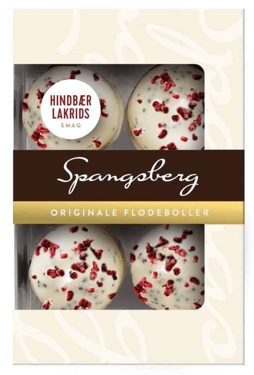 Spangsberg Originale Flödeboller Himbeer/Lakritz