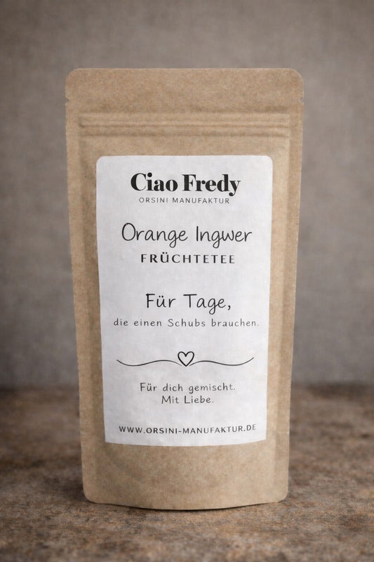 Orange Ingwer Früchtetee / Für Tage, die einen Schubs brauchen
