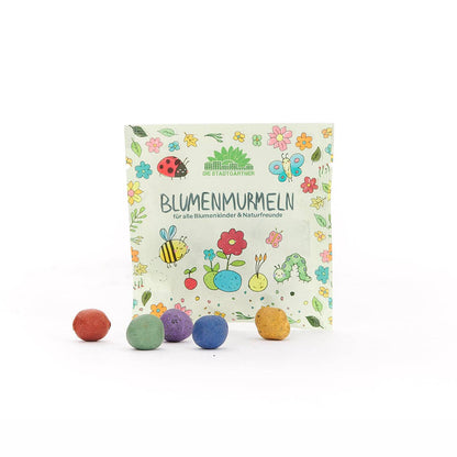 5 Blumenmurmel im Tütchen