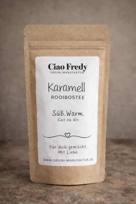 Karamell Rooibostee / Süß. Warm. Gut zu dir.
