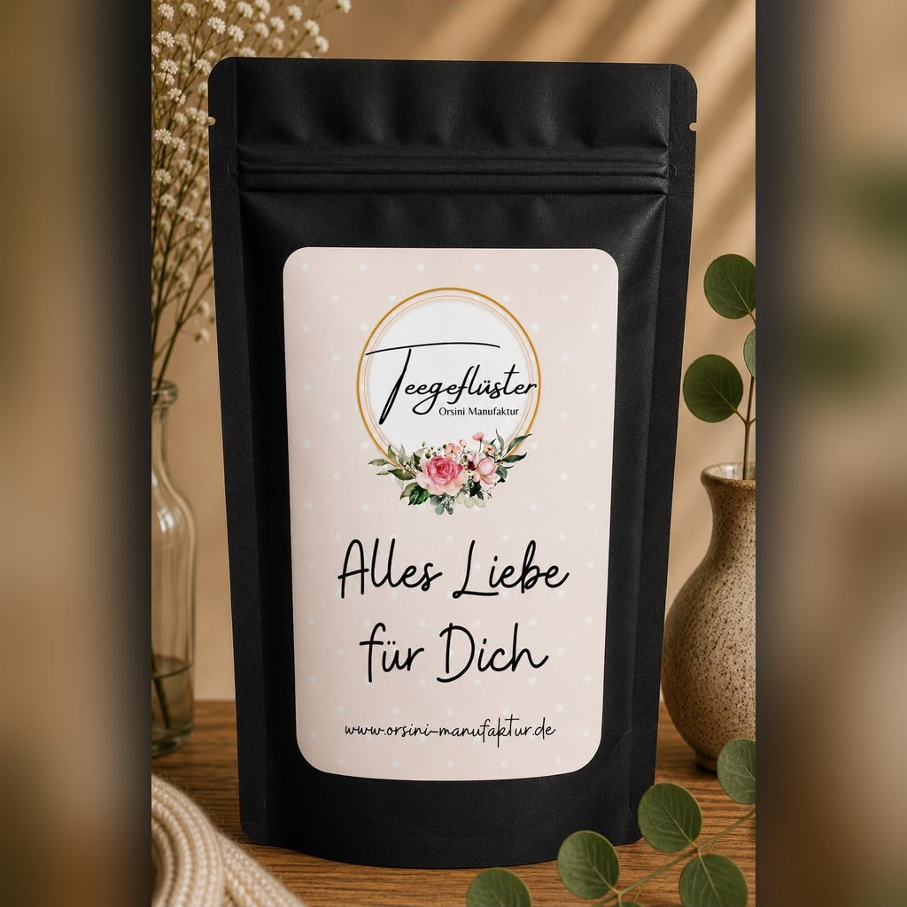 Alles Liebe für dich / Früchte-/ Kräutertee oder Trinkschokolade