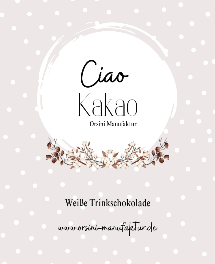 Weiße Trinkschokolade