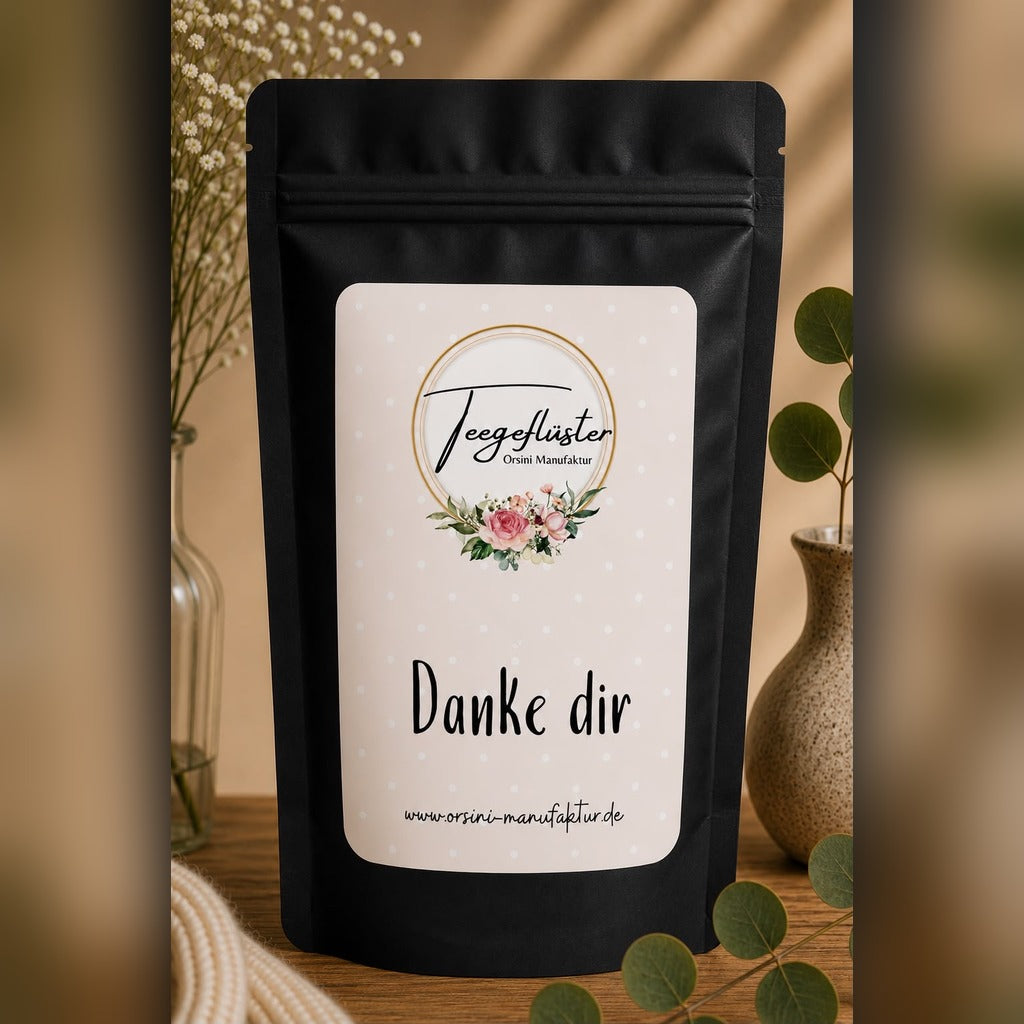 Danke dir / Früchte-/ Kräutertee oder Trinkschokolade