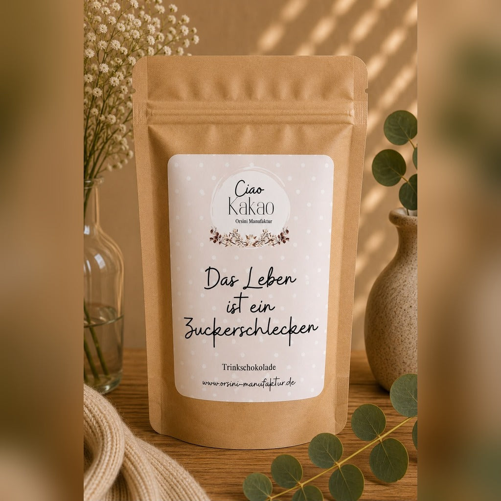 Ciao Kakao / Das Leben ist ein Zuckerschlecken / Braune Trinkschokolade