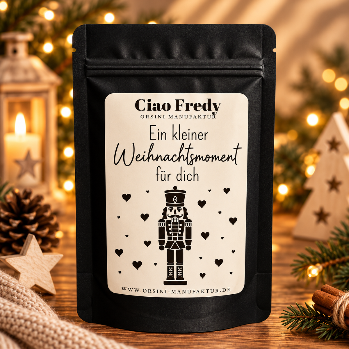 Ein kleiner Weihnachtsmoment für dich / Gebrannte Mandeln Tee / Glühkirsche Tee oder Trinkschokolade