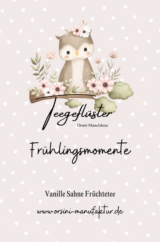 Vanille Sahne Früchtetee / Frühlingsmomente