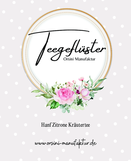 Hanf Zitrone Kräutertee