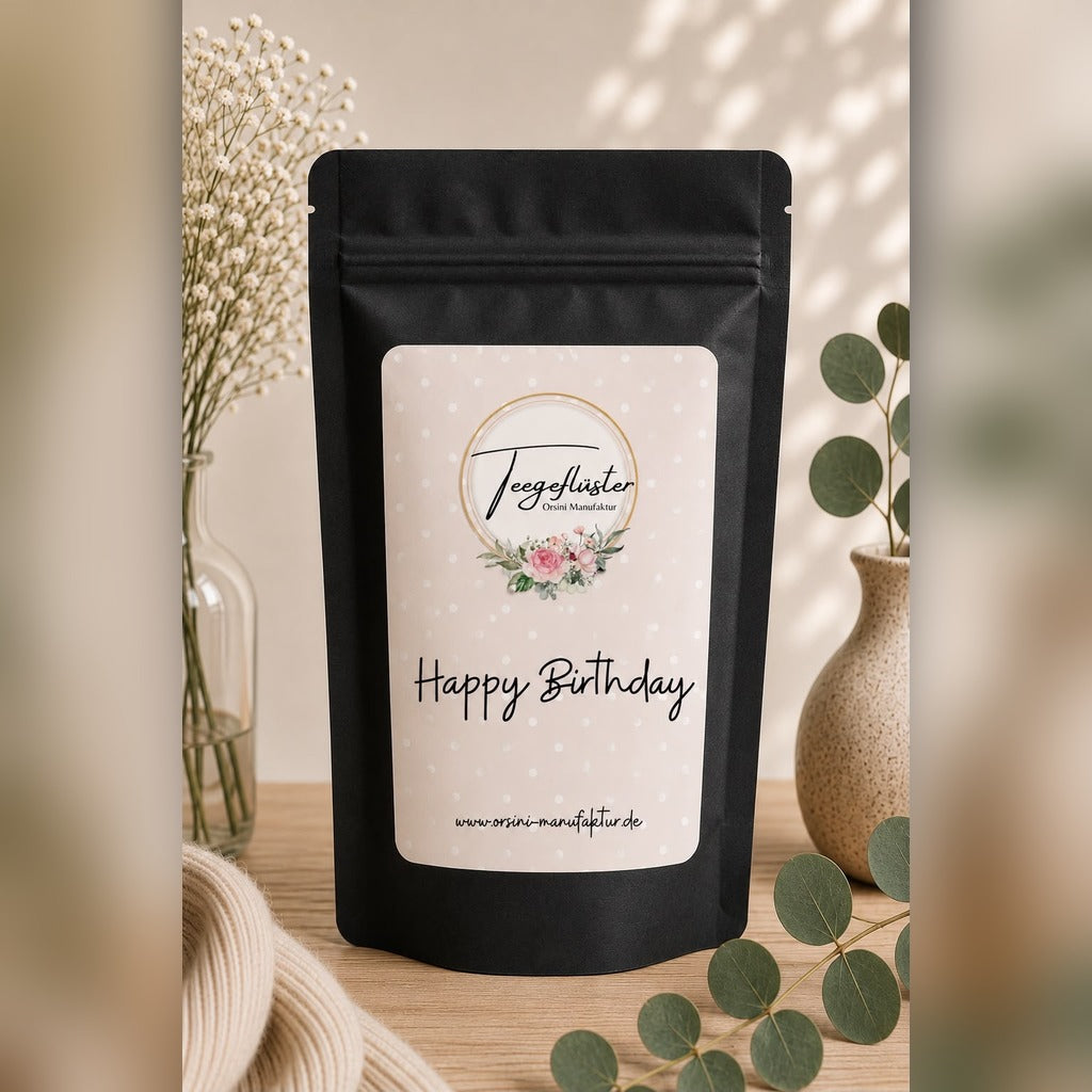 Happy Birthday / Früchte-/ Kräutertee oder Trinkschokolade