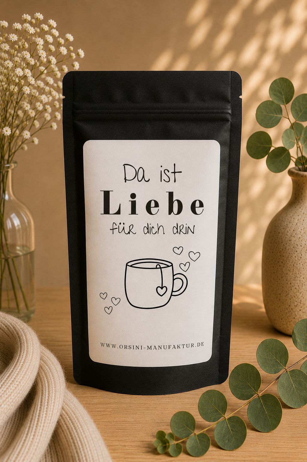 Da ist Liebe für dich drin / Früchte-/ Kräutertee oder Trinkschokolade