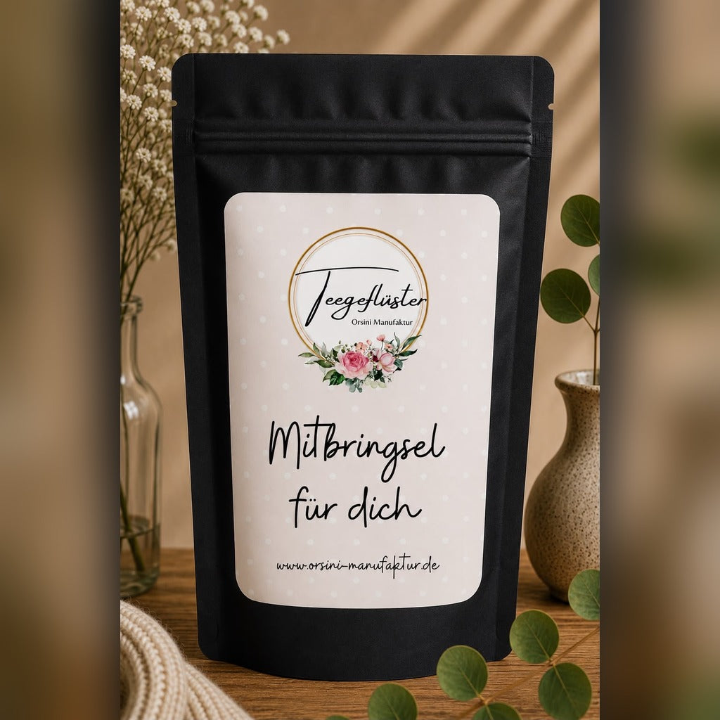 Mitbringsel für dich / Früchte-/ Kräutertee oder Trinkschokolade