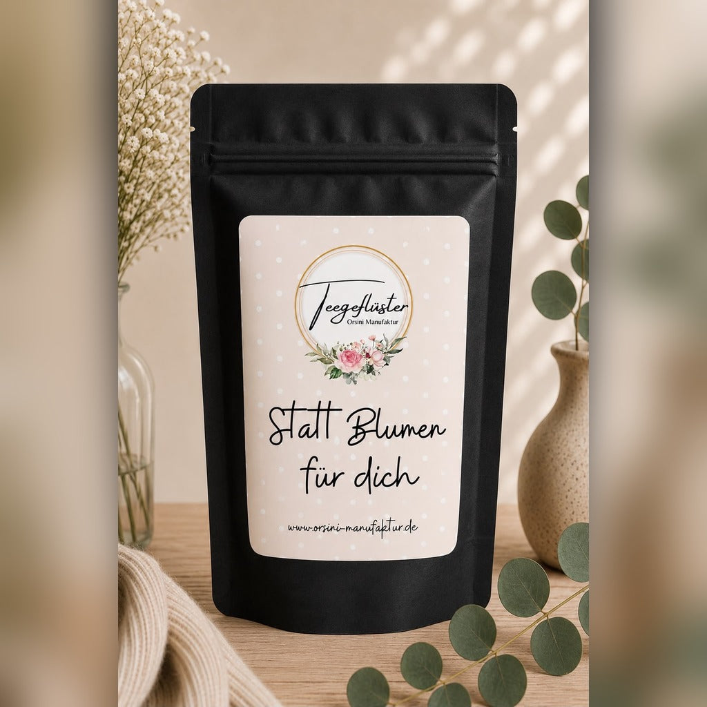 Statt Blumen für dich / Früchte-/ Kräutertee oder Trinkschokolade