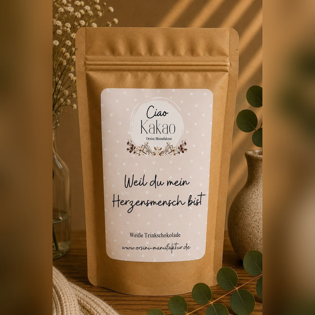 Ciao Kakao / Weil du mein Herzensmensch bist / Weiße Trinkschokolade